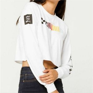 EUC Vans LS crop tee